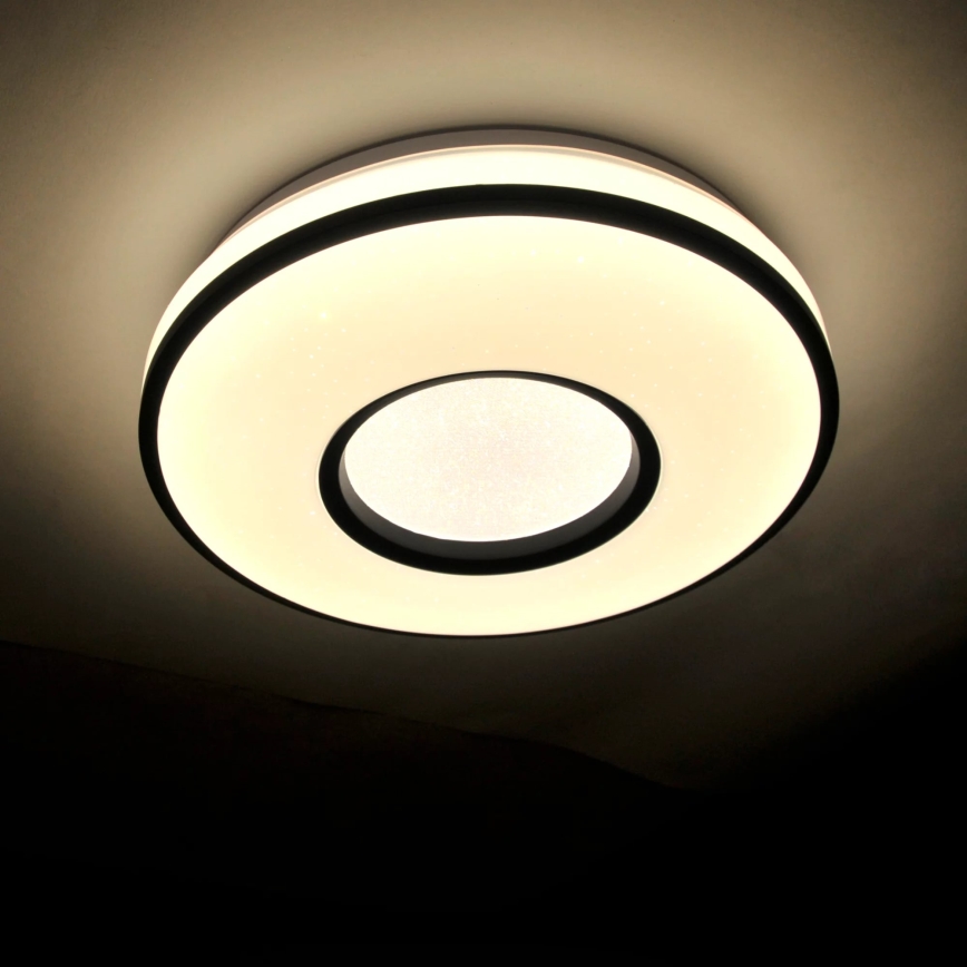 LED taklampa för badrum DETROIT LED/18W/230V diameter 33 cm IP44