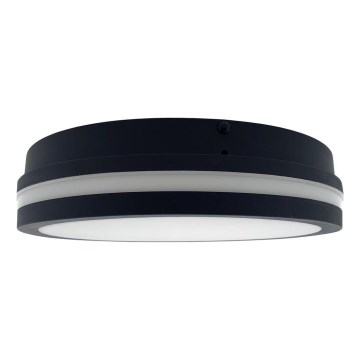 LED taklampa för badrum ELLÉ LED/24W/230V 3000/4000/6500K diameter 26 cm IP54 antracit