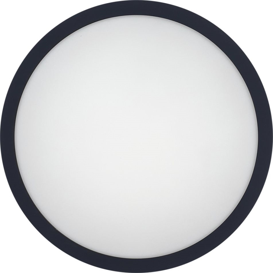 LED taklampa för badrum ELLÉ LED/24W/230V 3000/4000/6500K diameter 26 cm IP54 antracit