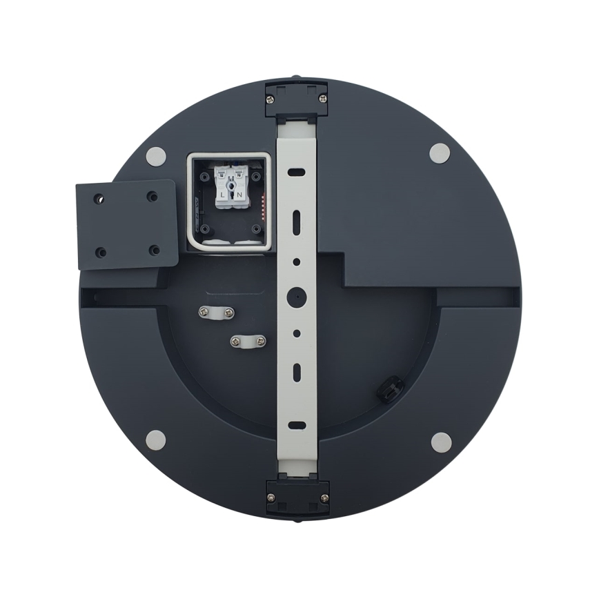 LED taklampa för badrum ELLÉ LED/24W/230V 3000/4000/6500K diameter 26 cm IP54 antracit