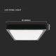 LED taklampa för badrum LED/18W/230V 4000K IP44 svart