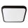 LED taklampa för badrum LED/24W/230V 3000K IP44 29,5x29,5 cm svart