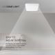 LED taklampa för badrum LED/24W/230V 4000K IP44 vit