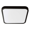 LED taklampa för badrum LED/48W/230V 3000K IP44 42x42 cm svart
