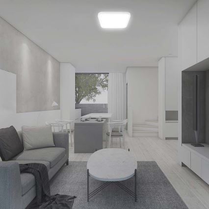 LED taklampa för badrum LED/48W/230V 6500K IP44 42x42 cm vit