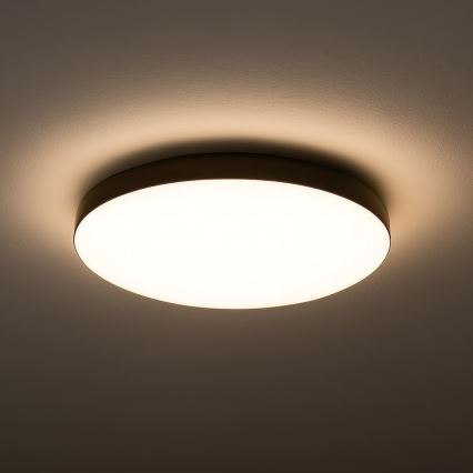 LED taklampa för badrum MAYA LED/15W/230V diameter 33 cm IP44 svart