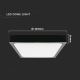 LED taklampa för badrum med sensor LED/18W/230V 4000K IP44 svart