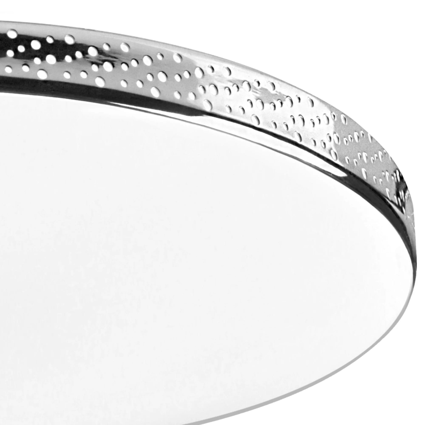 LED taklampa för badrum MOON LED/18W/230V skinande krom IP44