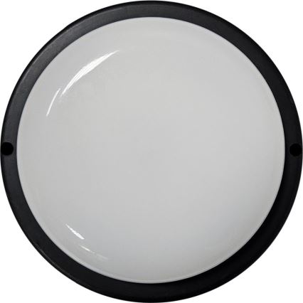LED taklampa för utomhusbruk LED/15W/230V 4200K diameter 15,5 cm IP64 svart