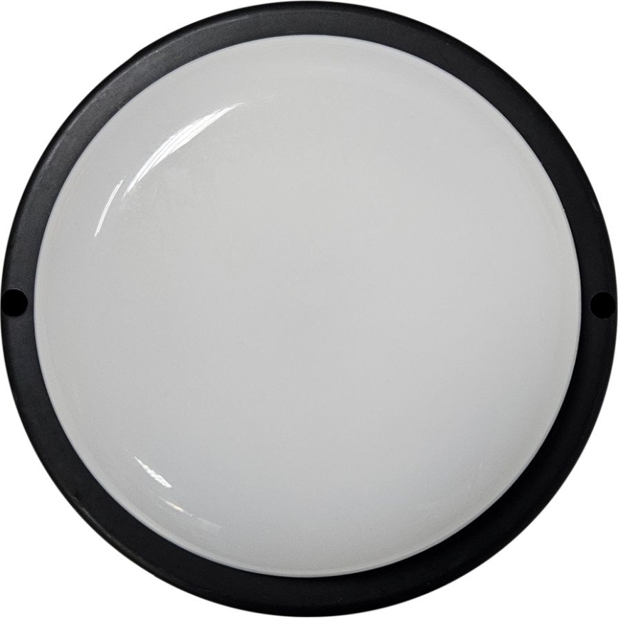 LED taklampa för utomhusbruk LED/15W/230V 4200K diameter 15,5 cm IP64 svart