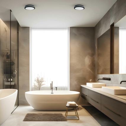 LED taklampa för utomhusbruk MARLON LED/18W/230V 4000K IP54 svart