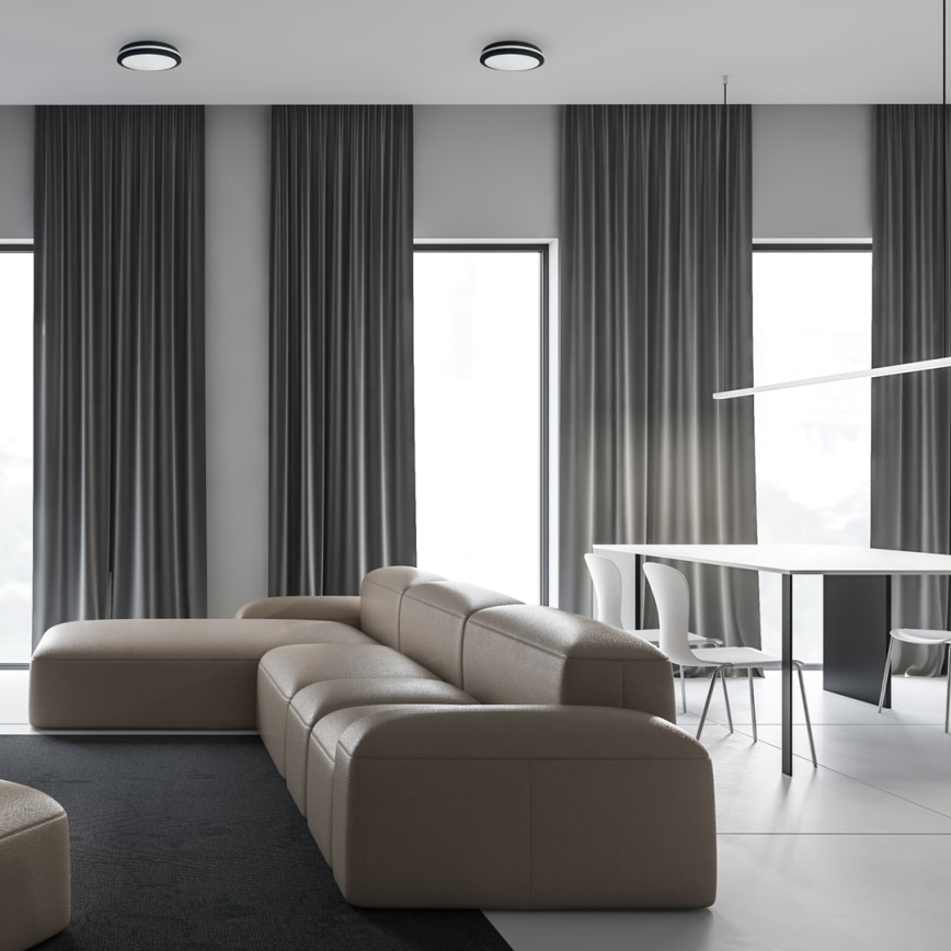 LED taklampa för utomhusbruk MARLON LED/36W/230V 4000K IP54 svart