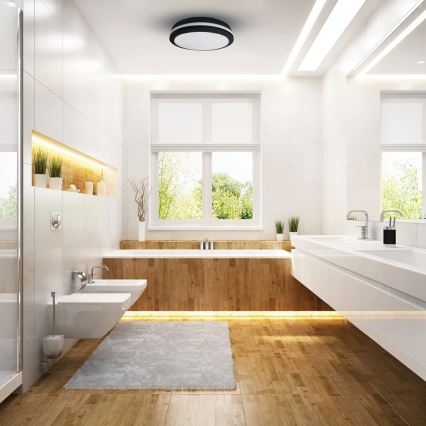 LED taklampa för utomhusbruk MARLON LED/48W/230V 4000K IP54 svart