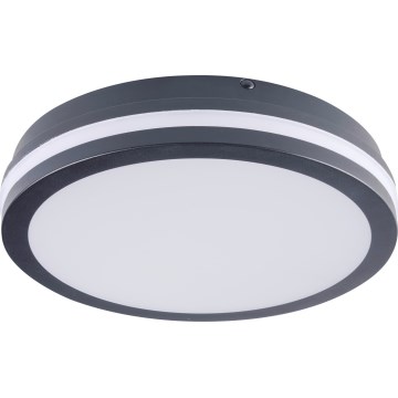 LED taklampa för utomhusbruk med rörelsedetektor BENO LED/24/30W/230V 3000/3500/4000K IP65 antracit rund