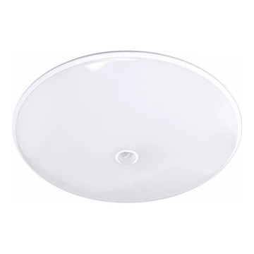 LED taklampa för utomhusbruk med sensor VISTA LED/15W/230V Ø 26 cm IP54 vit