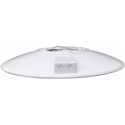 LED taklampa för utomhusbruk med sensor VISTA LED/15W/230V Ø 26 cm IP54 vit