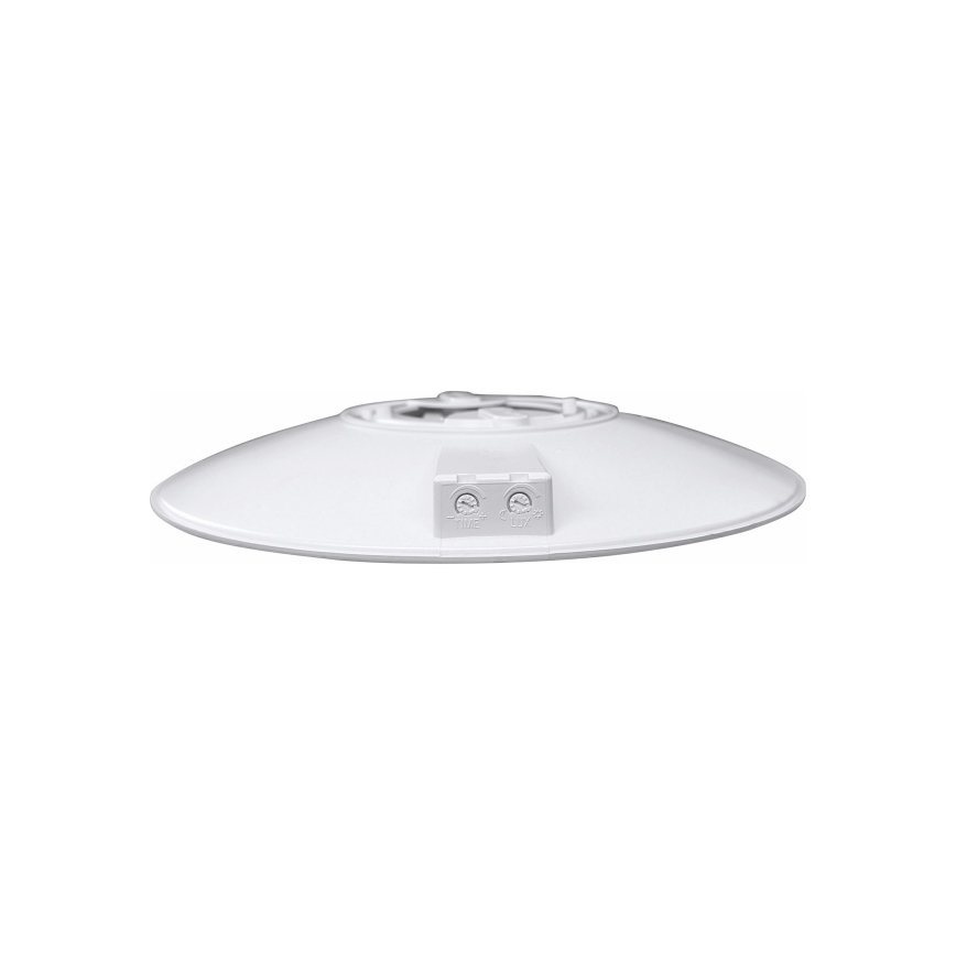 LED taklampa för utomhusbruk med sensor VISTA LED/15W/230V Ø 26 cm IP54 vit