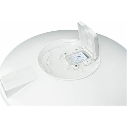 LED taklampa för utomhusbruk med sensor VISTA LED/15W/230V Ø 26 cm IP54 vit