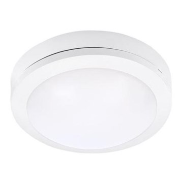 LED taklampa för utomhusbruk SIENA LED/13W/230V IP54 diameter 17 cm vit