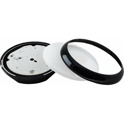 LED Ljusreglerad utomhus tak belysning STROPY LED/12/15/18/22W/230V 3000/4000/6000K IP65 svart