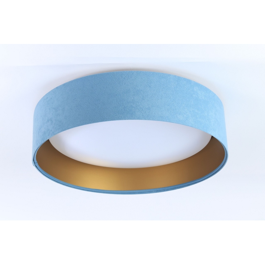 LED Taklampa GALAXY 1xLED/24W/230V Ø 44 cm blå/guld