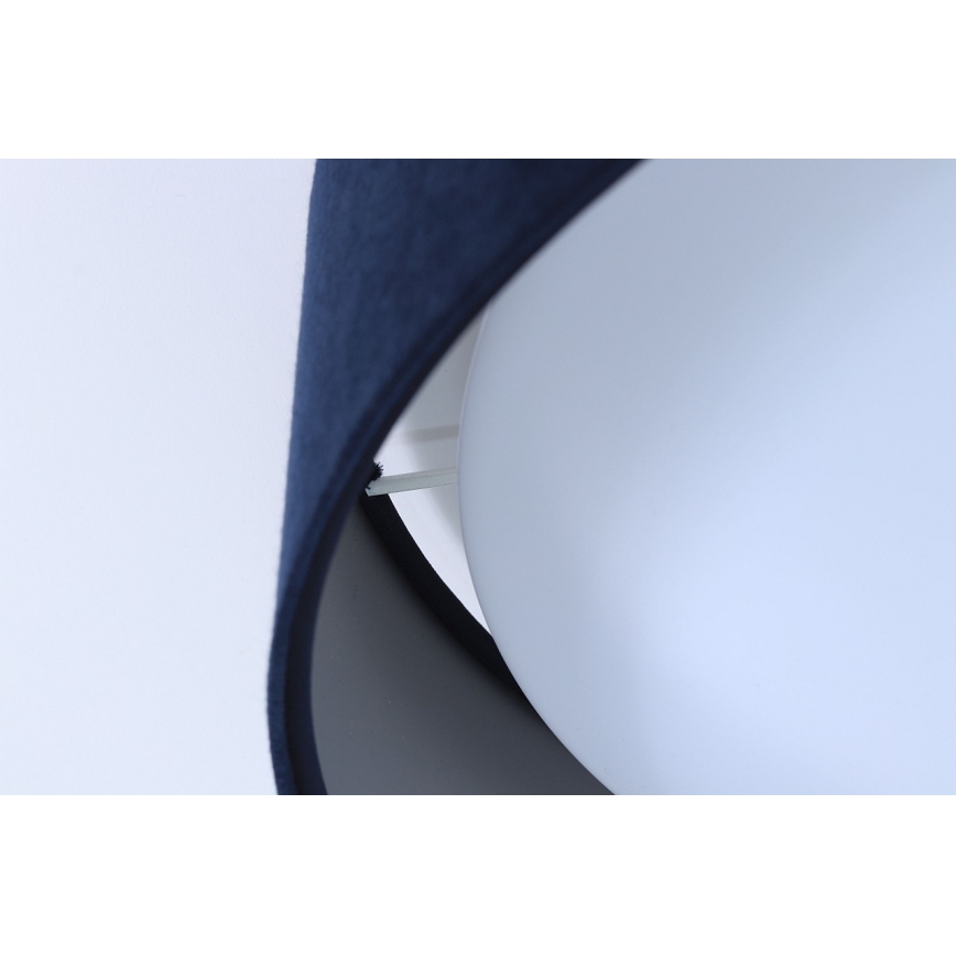 LED Taklampa GALAXY 1xLED/24W/230V Ø 44 cm blå/silver