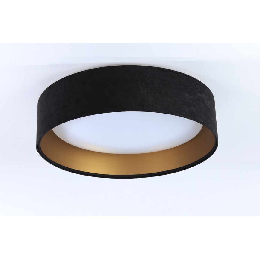 LED Taklampa GALAXY 1xLED/24W/230V Ø 44 cm svart/guld