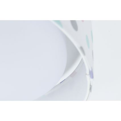 LED Barnlampa för tak GALAXY KIDS LED/24W/230V färgglada prickar