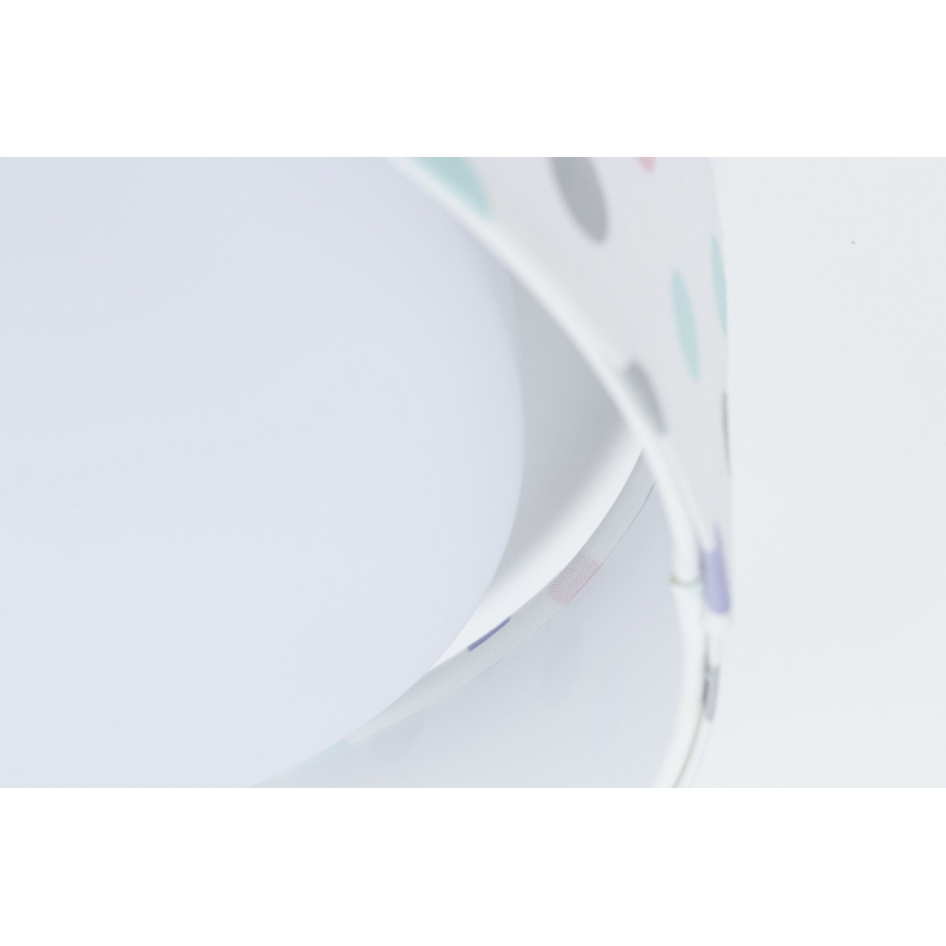 LED Barnlampa för tak GALAXY KIDS LED/24W/230V färgglada prickar