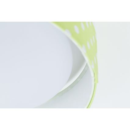 LED Barns taklampa GALAXY KIDS LED/24W/230V prickar grön/vit