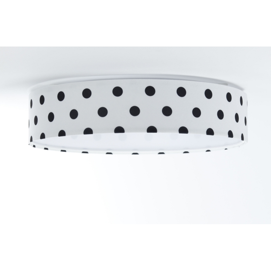 LED Barnlampa för tak GALAXY KIDS LED/24W/230V prickar vit/svart