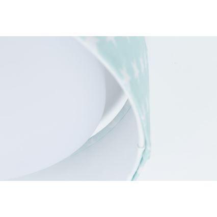 LED Barnlampa för tak GALAXY KIDS LED/24W/230V stjärnor grön/vit