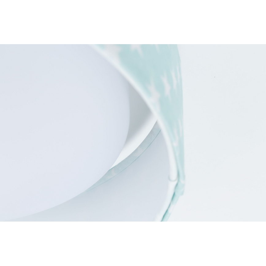 LED Barnlampa för tak GALAXY KIDS LED/24W/230V stjärnor grön/vit