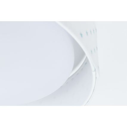 LED Barnlampa för tak GALAXY KIDS LED/24W/230V stjärnmönster vit/turkos