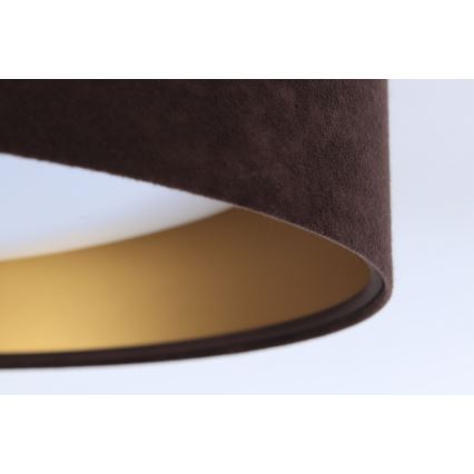 LED Taklampa GALAXY LED/24W/230V Ø 44 cm brun/guld