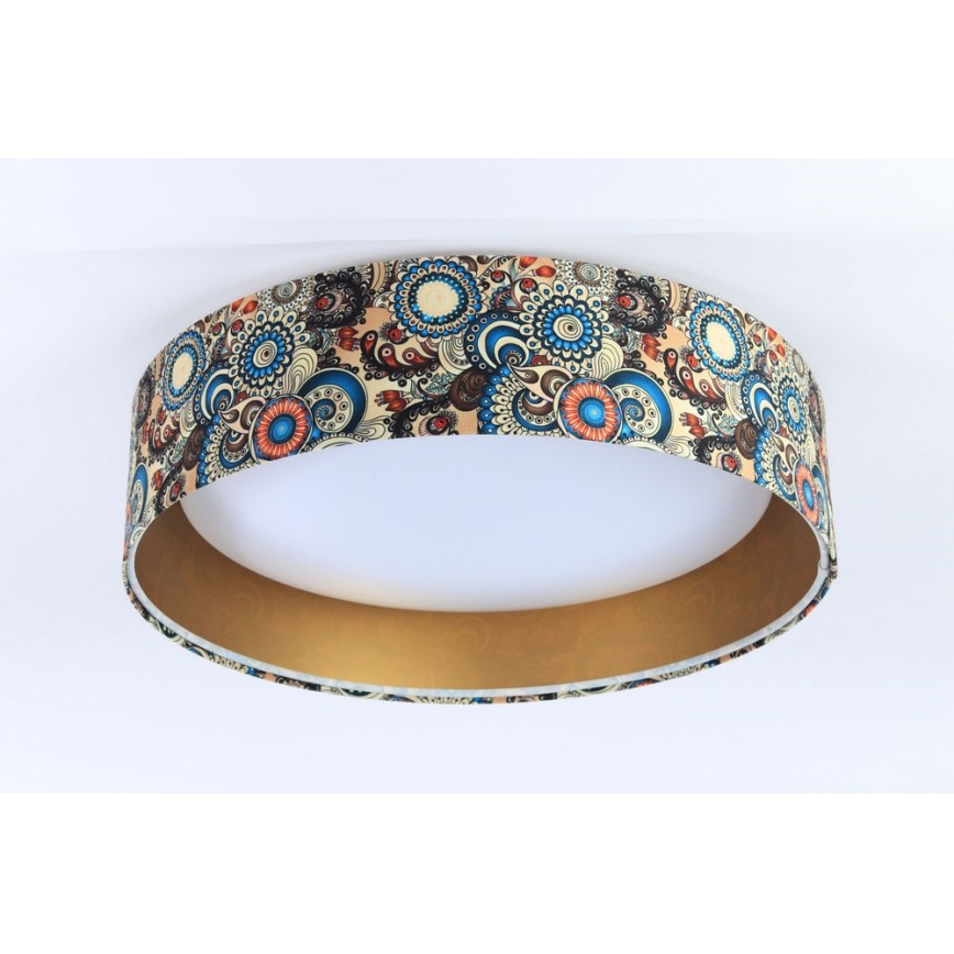 LED Taklampa GALAXY LED/24W/230V Ø 44 cm flerfärgad/guld