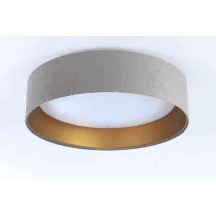LED-taklampa GALAXY LED/24W/230V Ø 44 cm grå/guld