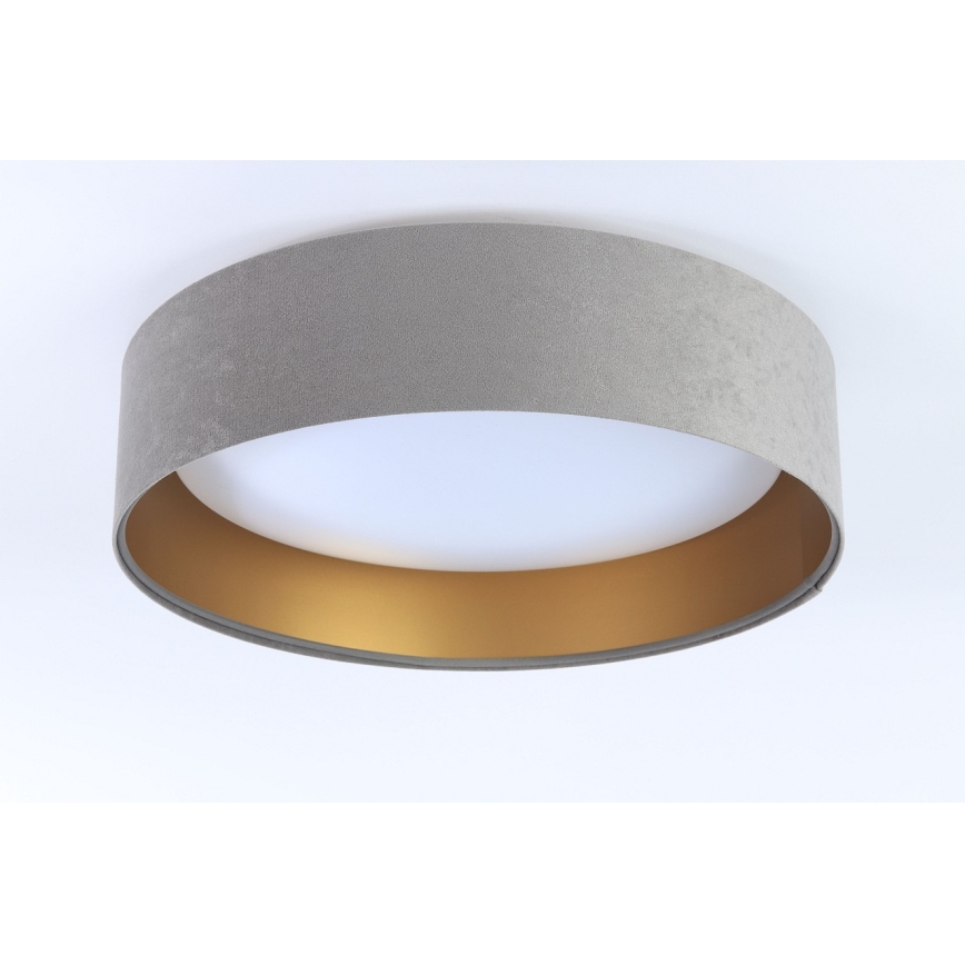LED-taklampa GALAXY LED/24W/230V Ø 44 cm grå/guld