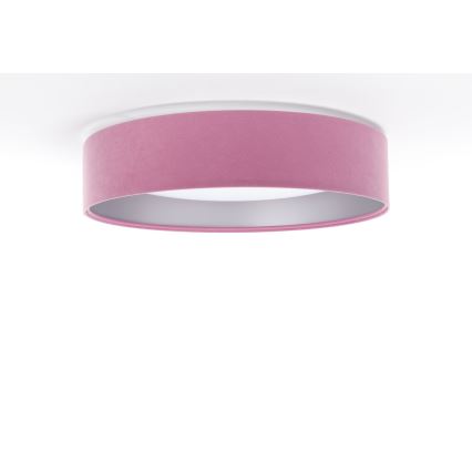 LED Taklampa GALAXY LED/24W/230V Ø 44 cm rosa/silver