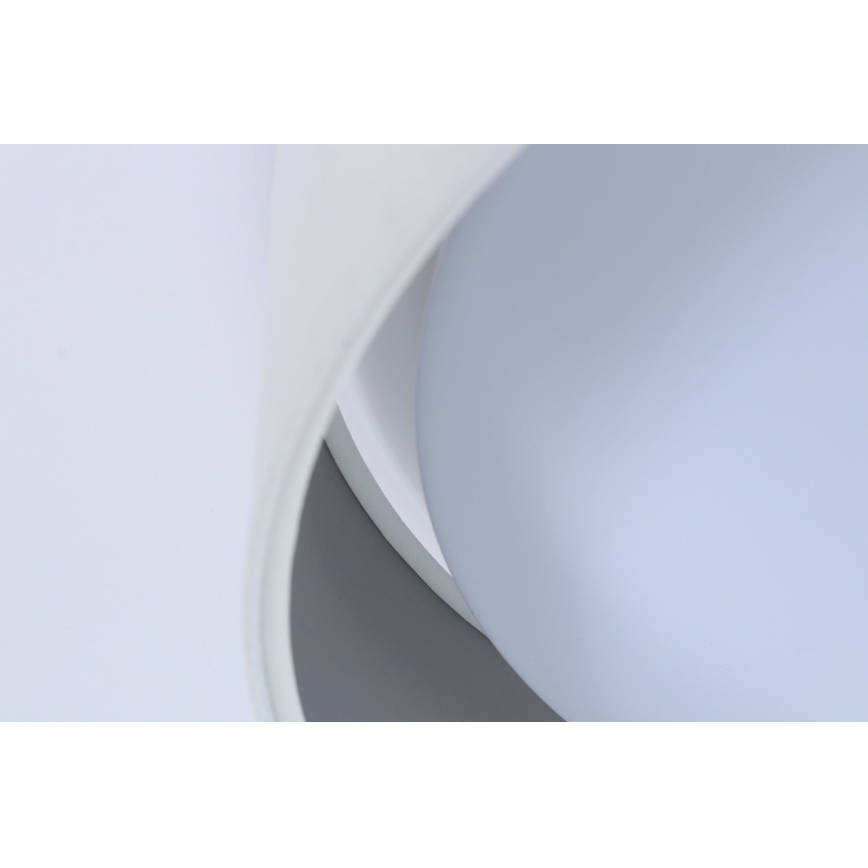 LED Taklampa GALAXY LED/24W/230V Ø 44 cm vit/silver