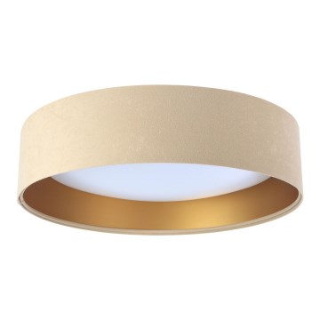 LED-taklampa GALAXY LED/24W/230V Ø 44 cm beige/guld