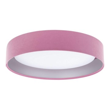 LED Taklampa GALAXY LED/24W/230V Ø 44 cm rosa/silver