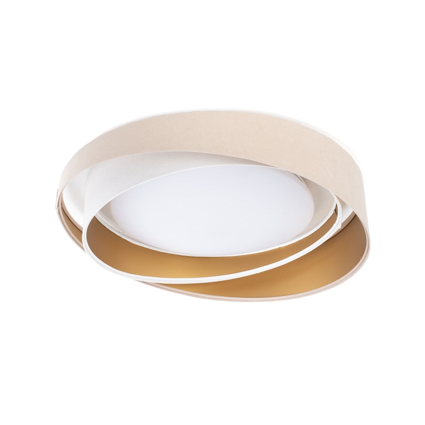 LED-taklampa GALAXY MODERN LED/24W/230V diam. 55 cm beige/vit/guld