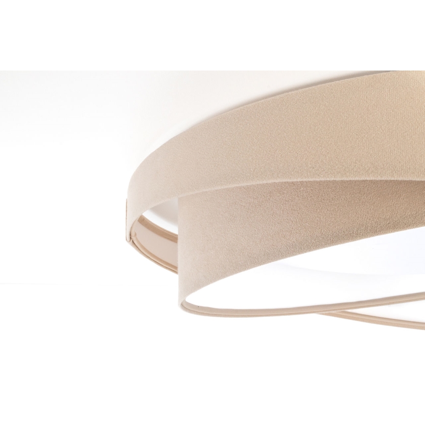 LED taklampa GALAXY MODERN LED/24W/230V Ø 55 cm beige/vit