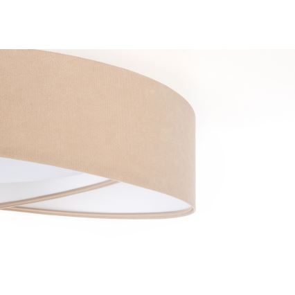 LED taklampa GALAXY MODERN LED/24W/230V Ø 55 cm beige/vit