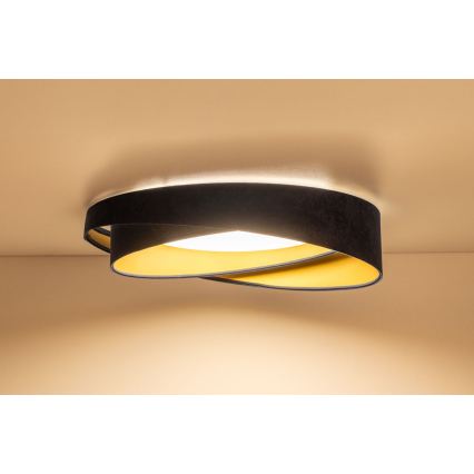 LED-taklampa GALAXY MODERN LED/24W/230V Ø 55 cm blå/guld