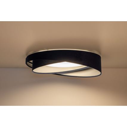 LED-taklampa GALAXY MODERN LED/24W/230V Ø 55 cm blå/silver
