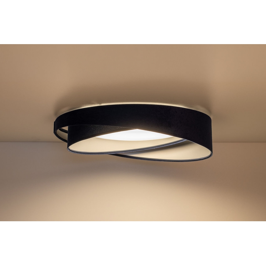 LED-taklampa GALAXY MODERN LED/24W/230V Ø 55 cm blå/silver