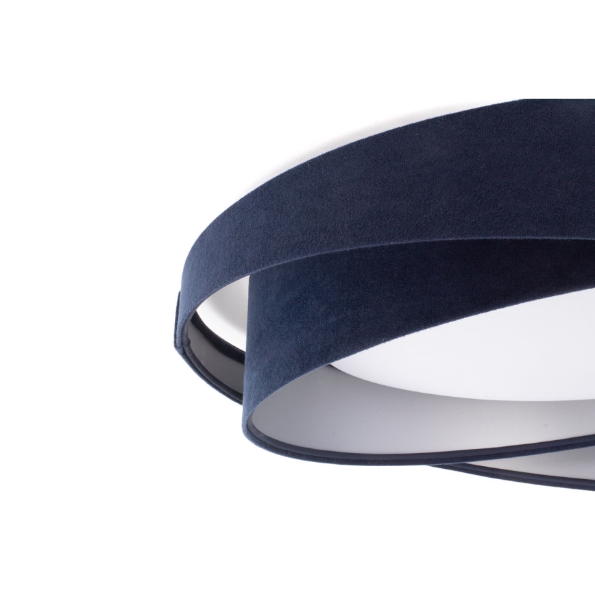 LED-taklampa GALAXY MODERN LED/24W/230V Ø 55 cm blå/silver
