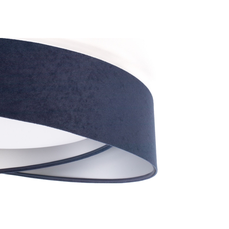 LED-taklampa GALAXY MODERN LED/24W/230V Ø 55 cm blå/silver